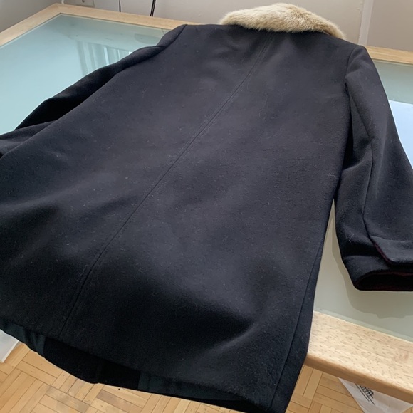 BNWT TOPSHOP AUTUMN JACKET CASHEMIRE WOOL COAT SZ UK6 US 2 Removable Collar - Picture 5 of 8